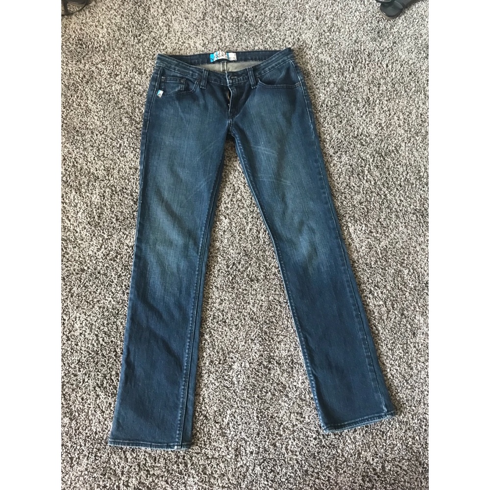 Matix Straight Leg Jeans, Size 7